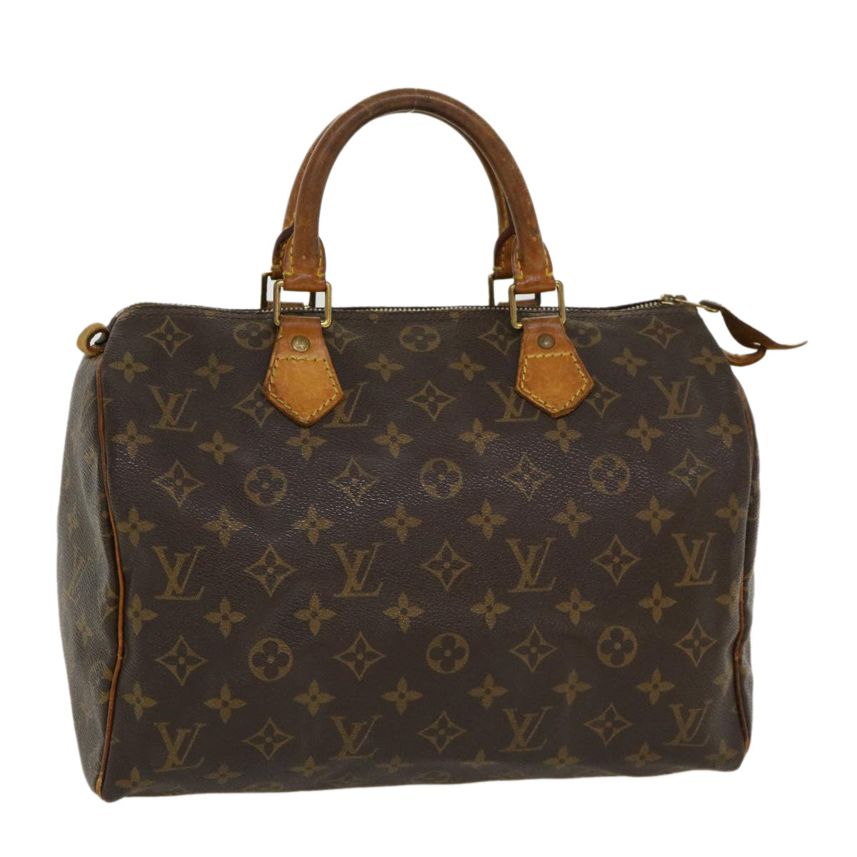 LOUIS VUITTON Monogram Speedy 30 Hand Bag M41526 LV Auth 32722