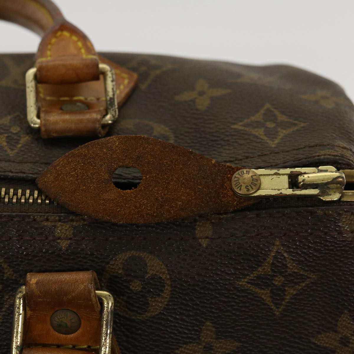 LOUIS VUITTON Monogram Speedy 30 Hand Bag M41526 LV Auth 32722