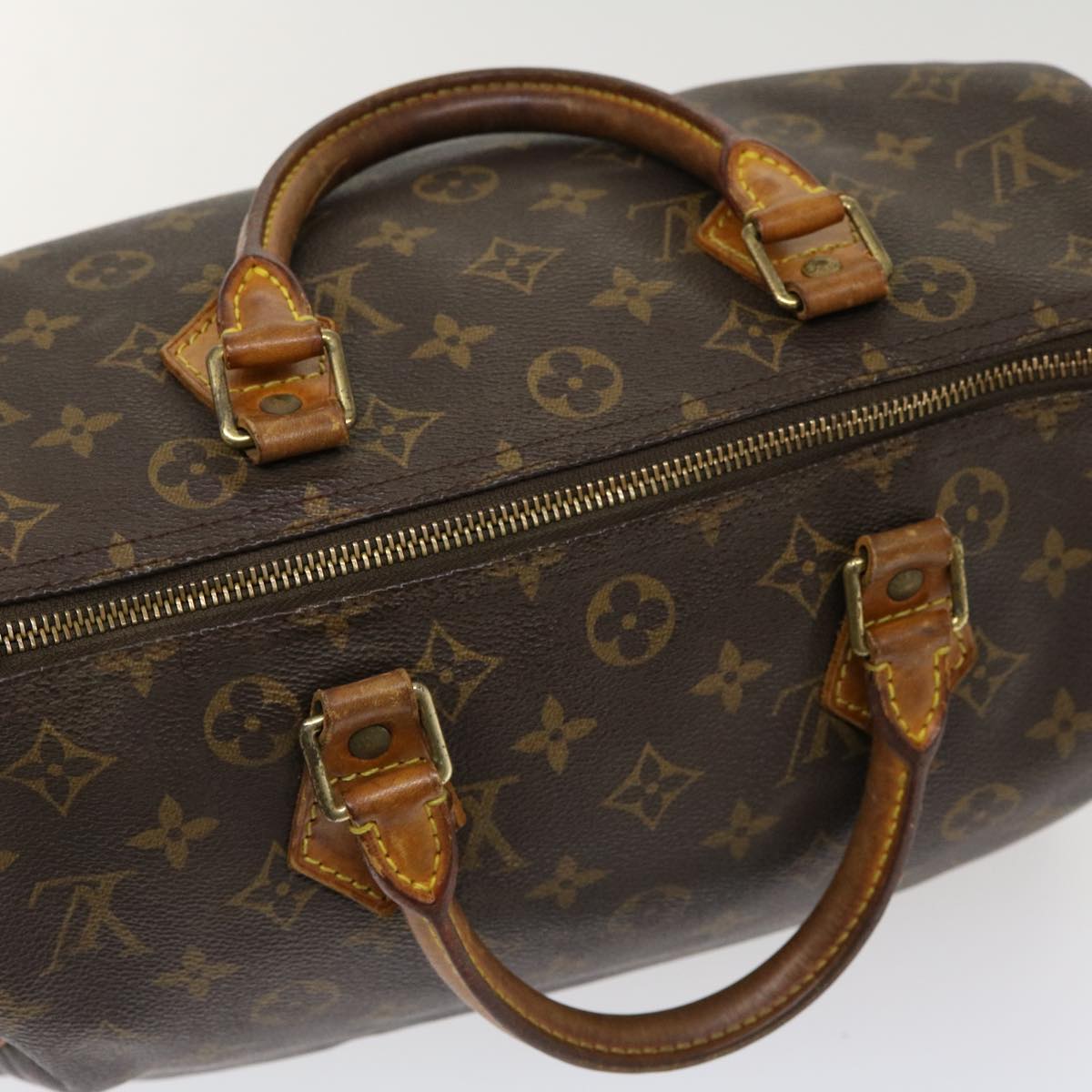 LOUIS VUITTON Monogram Speedy 30 Hand Bag M41526 LV Auth 32722