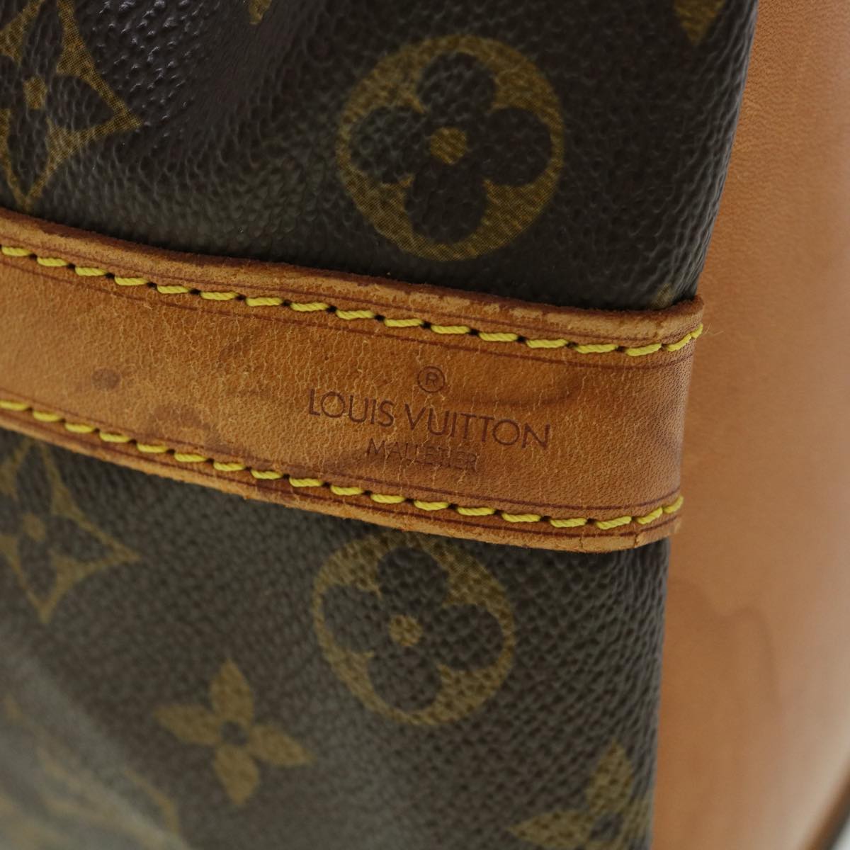 LOUIS VUITTON Monogram Petit Noe Shoulder Bag M42226 LV Auth 32733