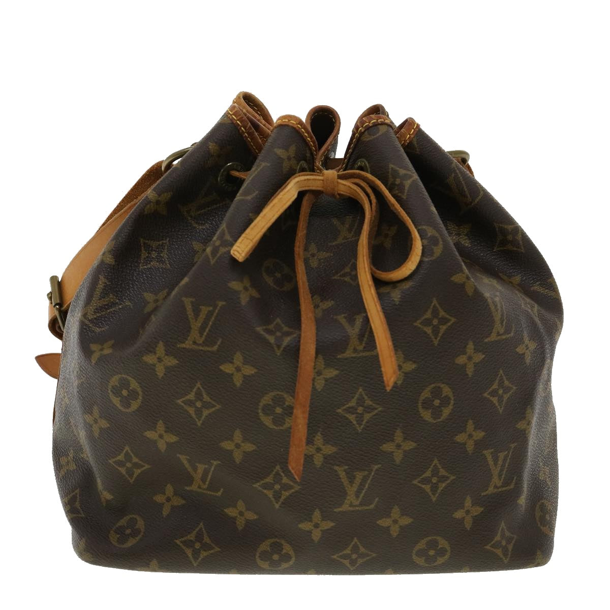 LOUIS VUITTON Monogram Petit Noe Shoulder Bag M42226 LV Auth 32733