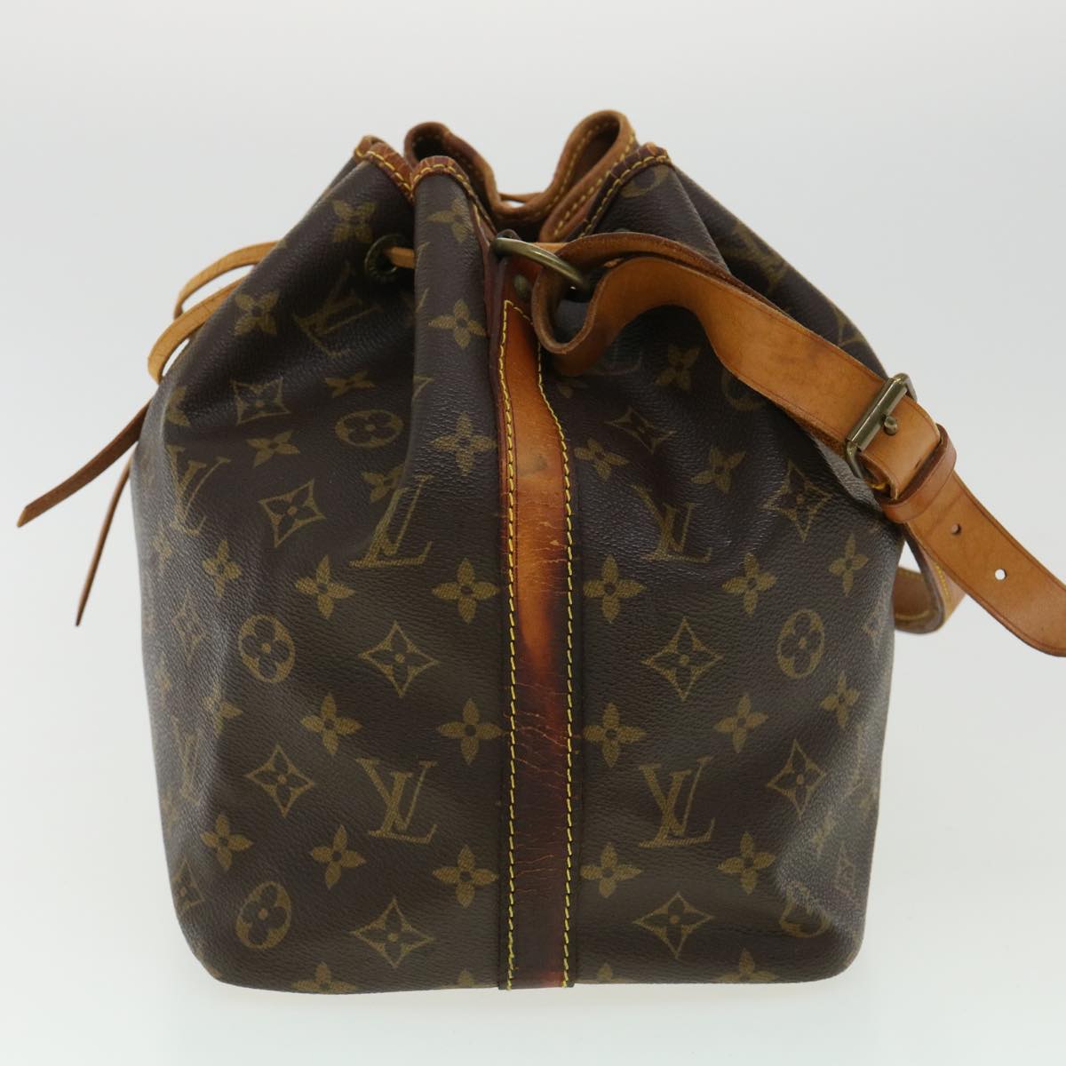 LOUIS VUITTON Monogram Petit Noe Shoulder Bag M42226 LV Auth 32733