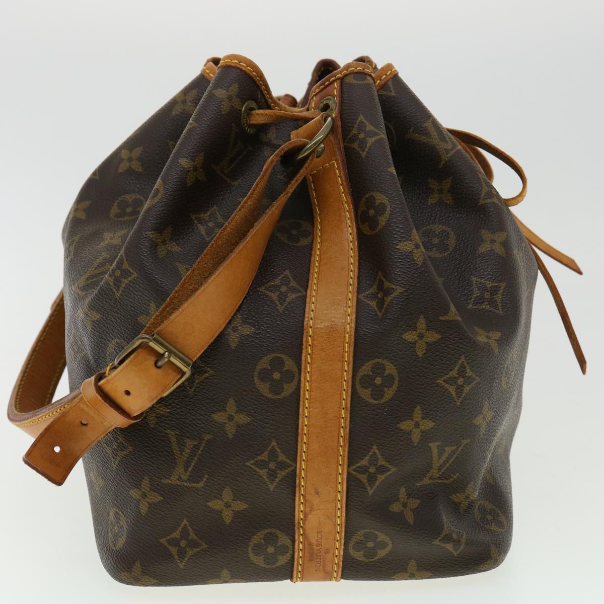 LOUIS VUITTON Monogram Petit Noe Shoulder Bag M42226 LV Auth 32733