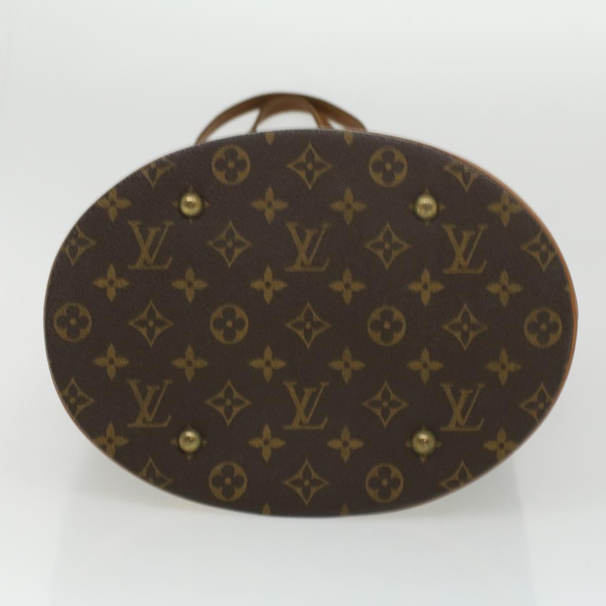 LOUIS VUITTON Monogram Bucket GM Shoulder Bag M42236 LV Auth 32734