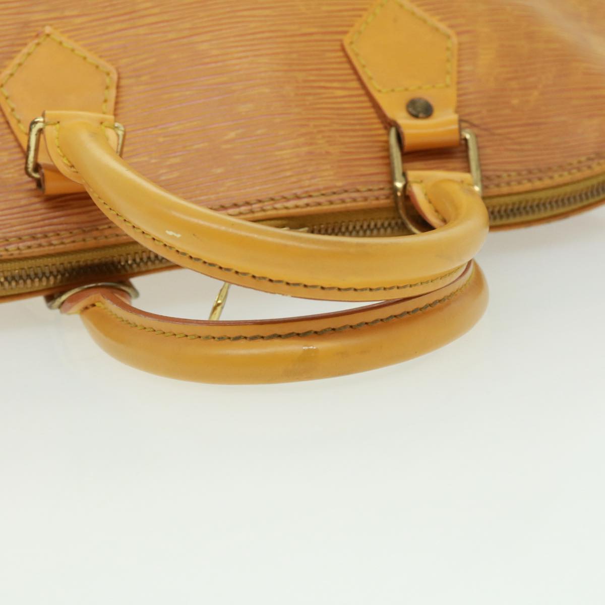 LOUIS VUITTON Epi Alma Hand Bag Yellow M52149 LV Auth 32741