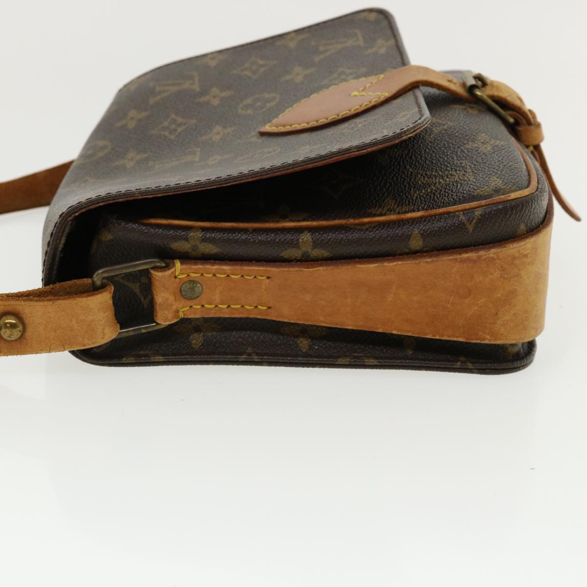 LOUIS VUITTON Monogram Cartouchiere GM Shoulder Bag M51252 LV Auth 32742