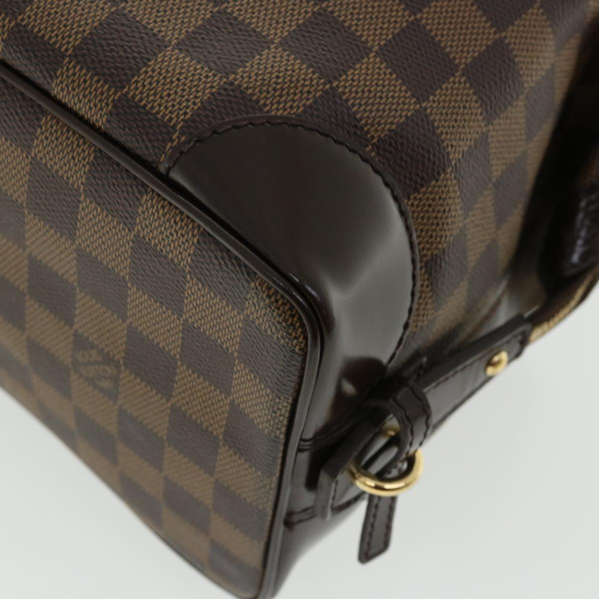 LOUIS VUITTON Damier Ebene Vaslab Wash Clutch Bag N41538 LV Auth 32757