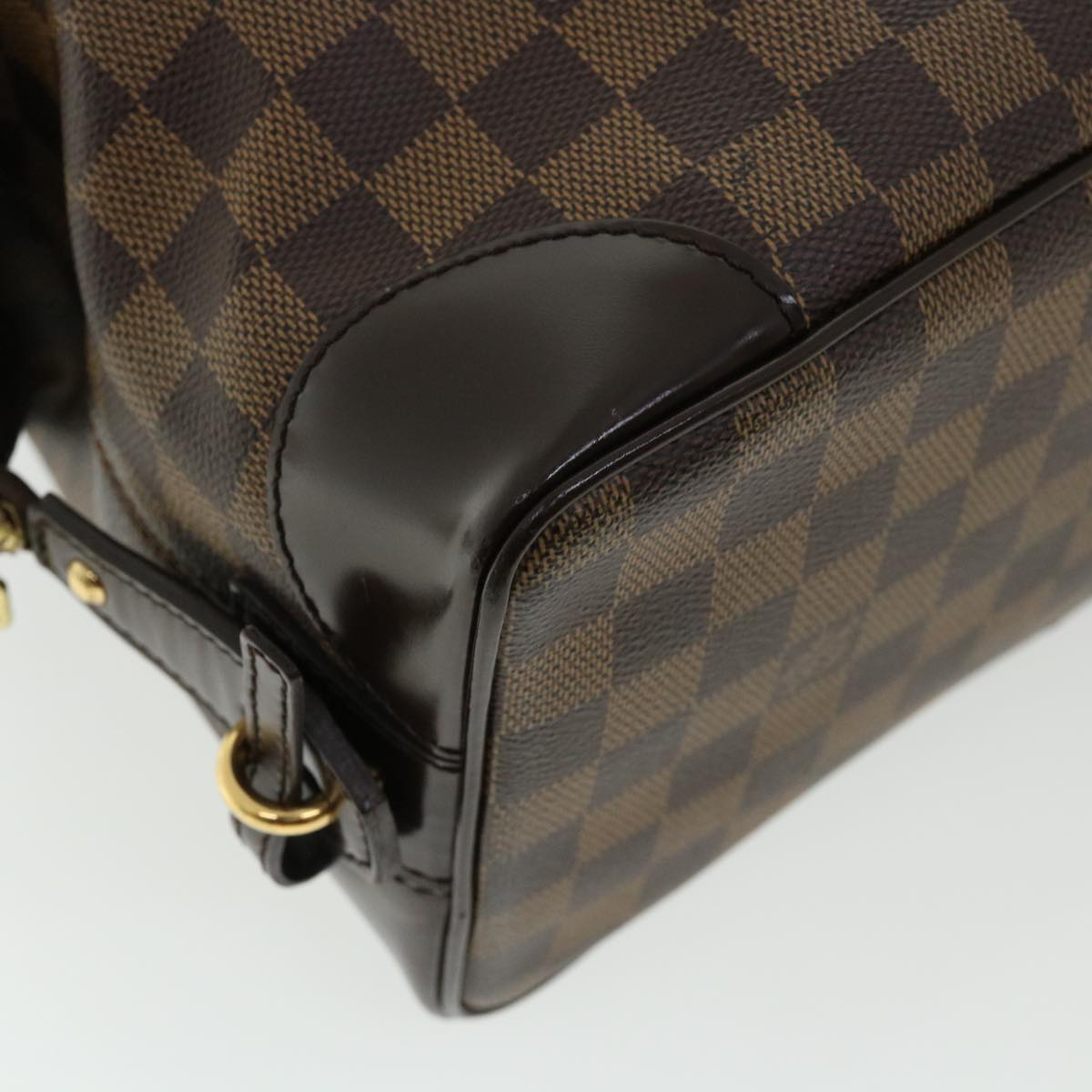 LOUIS VUITTON Damier Ebene Vaslab Wash Clutch Bag N41538 LV Auth 32757