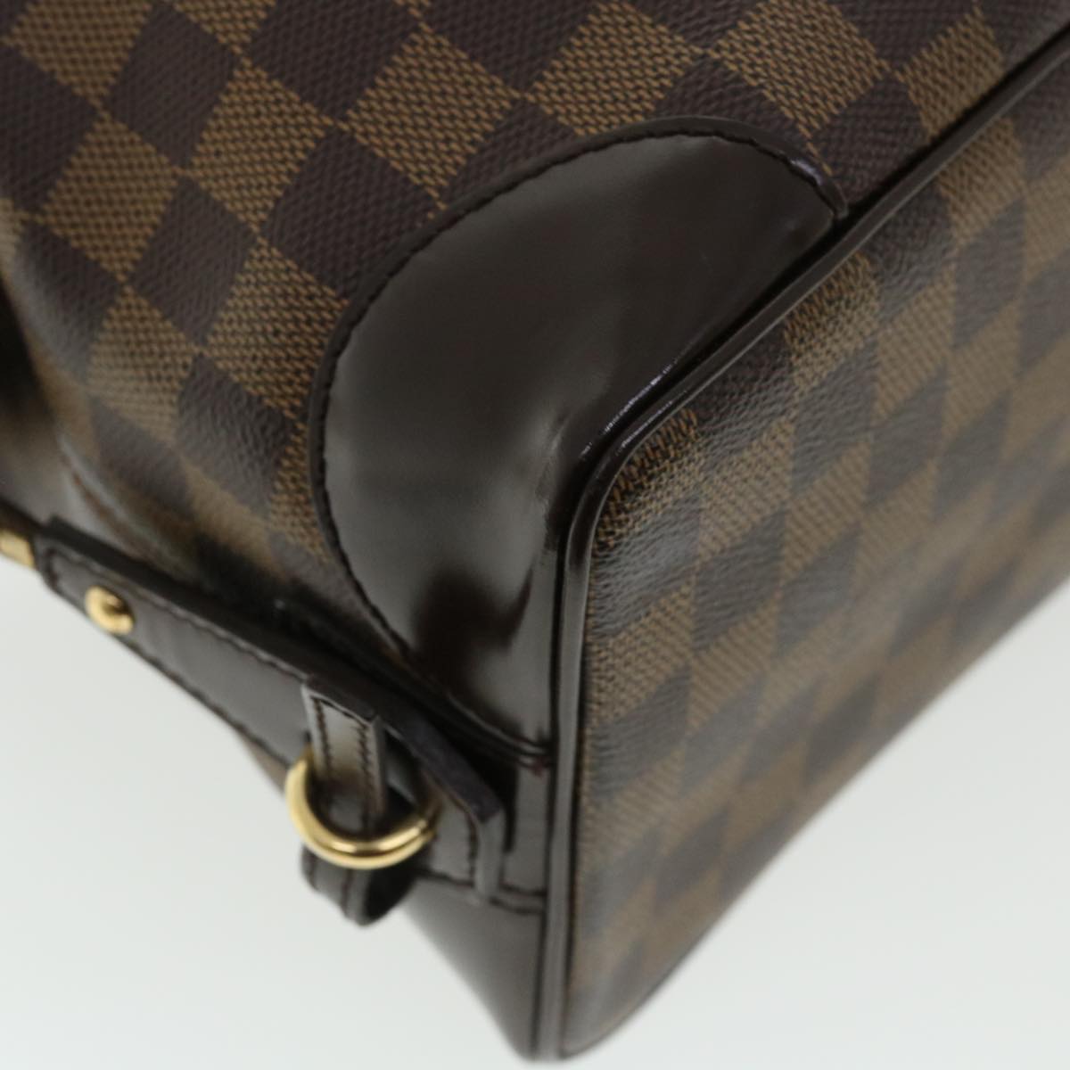 LOUIS VUITTON Damier Ebene Vaslab Wash Clutch Bag N41538 LV Auth 32757