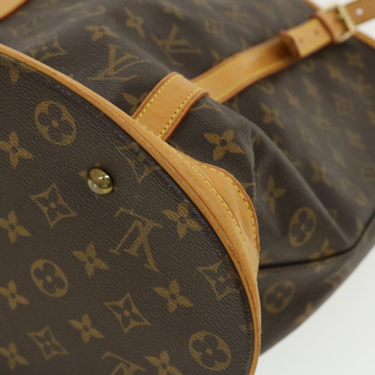 LOUIS VUITTON Monogram Bucket GM Shoulder Bag M42236 LV Auth 32764