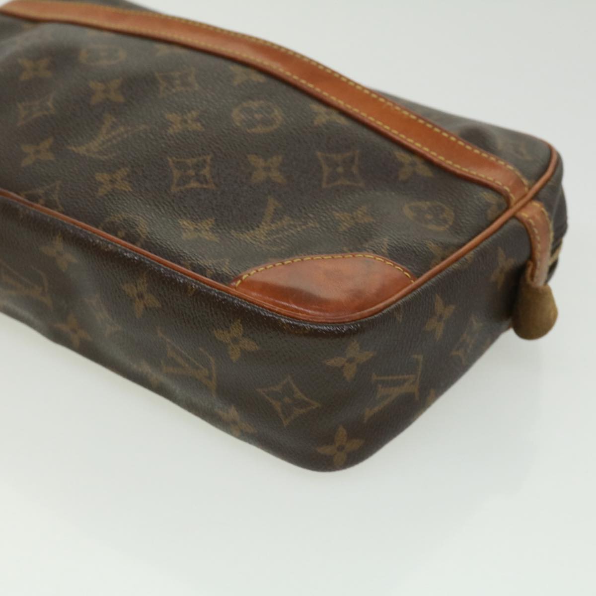 LOUIS VUITTON Monogram Compiegne 28 Clutch Bag M51845 LV Auth 32776