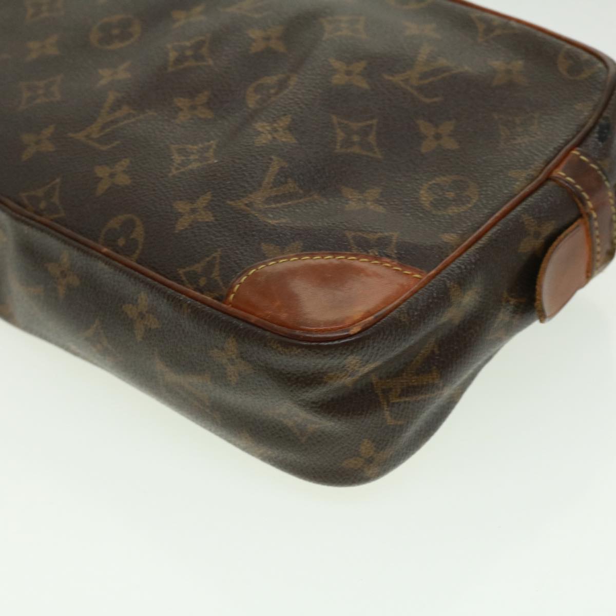 LOUIS VUITTON Monogram Compiegne 28 Clutch Bag M51845 LV Auth 32776