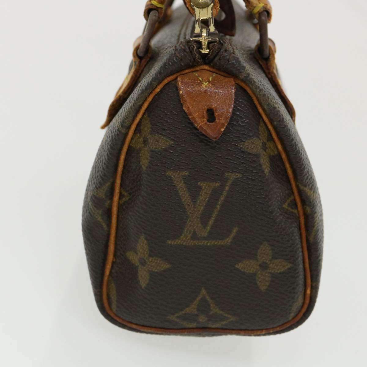 LOUIS VUITTON Monogram Mini Speedy Hand Bag M41534 LV Auth 32810