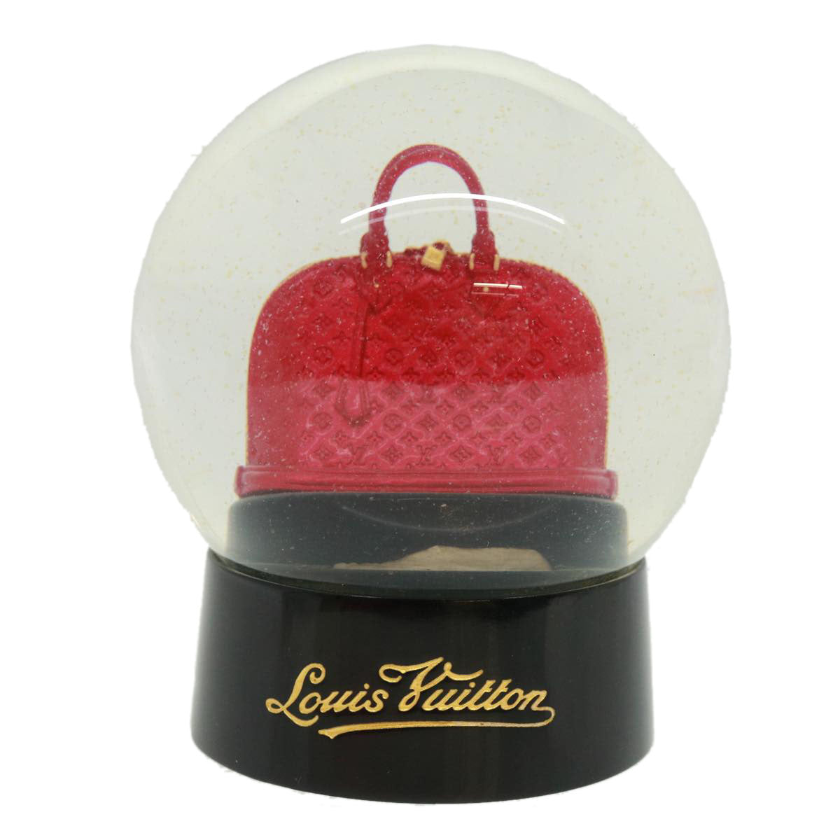 LOUIS VUITTON Snow Globe Alma Clear LV Auth 32814