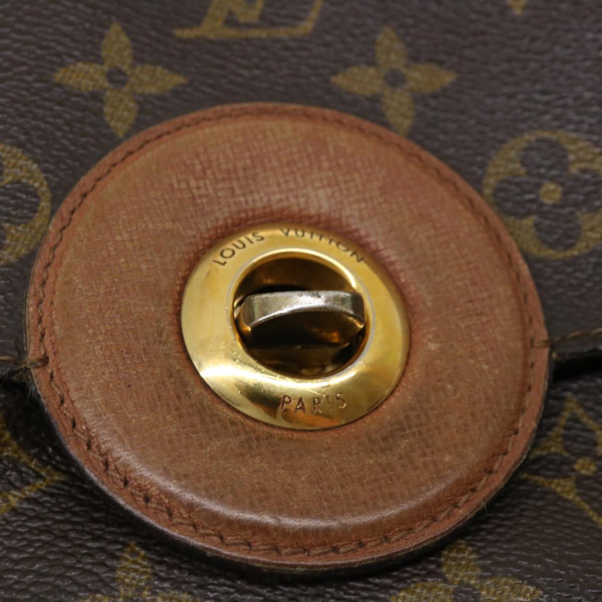 LOUIS VUITTON Monogram Raspail Shoulder Bag M51372 LV Auth 32833