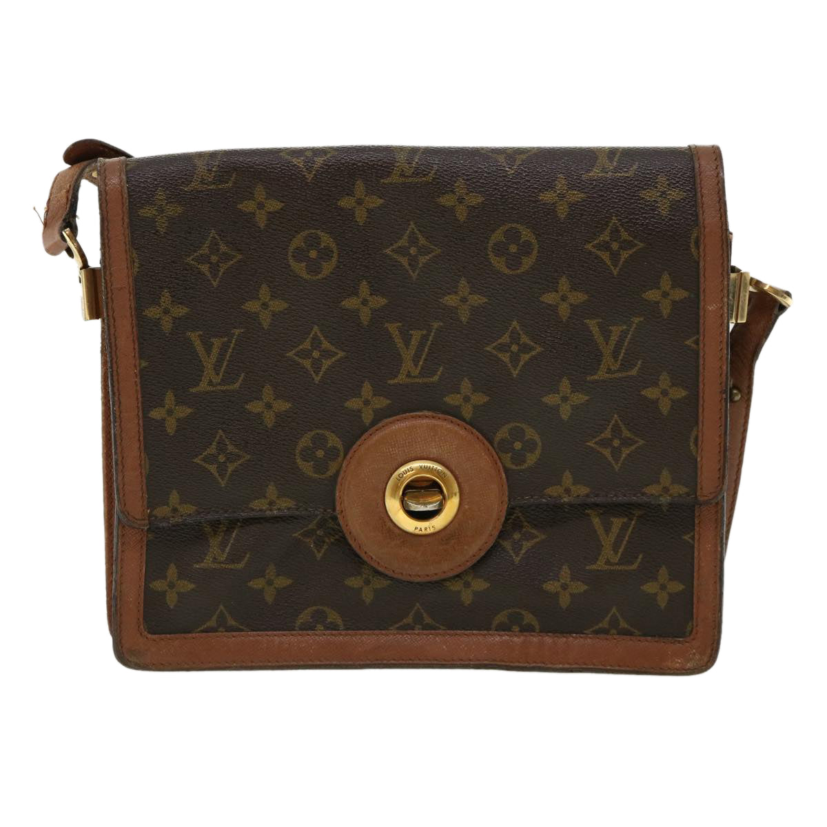 LOUIS VUITTON Monogram Raspail Shoulder Bag M51372 LV Auth 32833