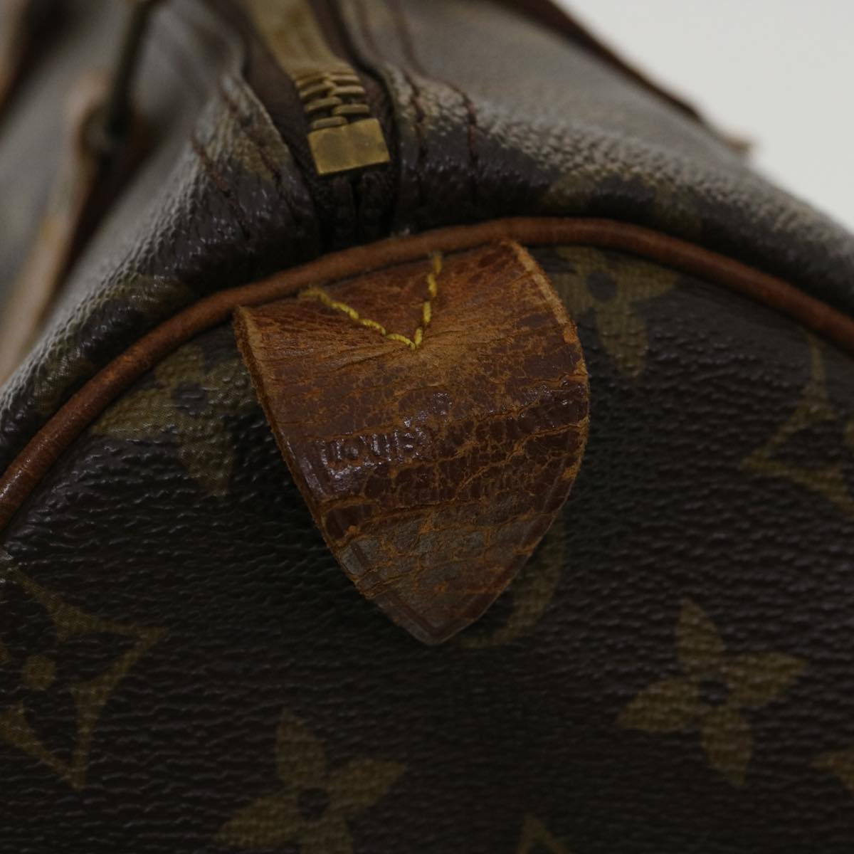 LOUIS VUITTON Monogram Speedy 30 Hand Bag M41526 LV Auth 32849