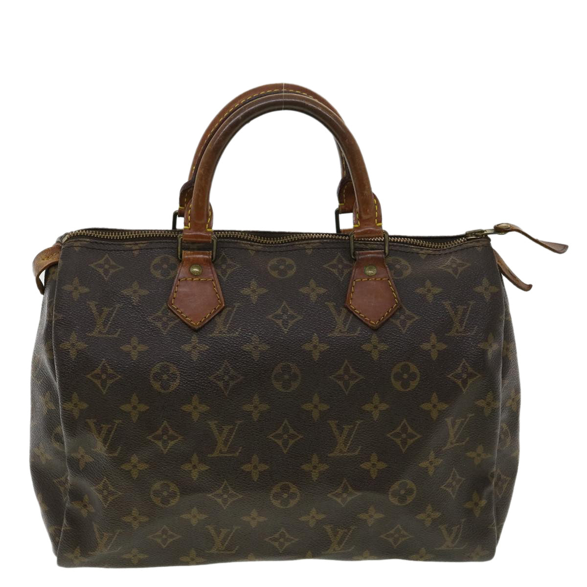 LOUIS VUITTON Monogram Speedy 30 Hand Bag M41526 LV Auth 32849