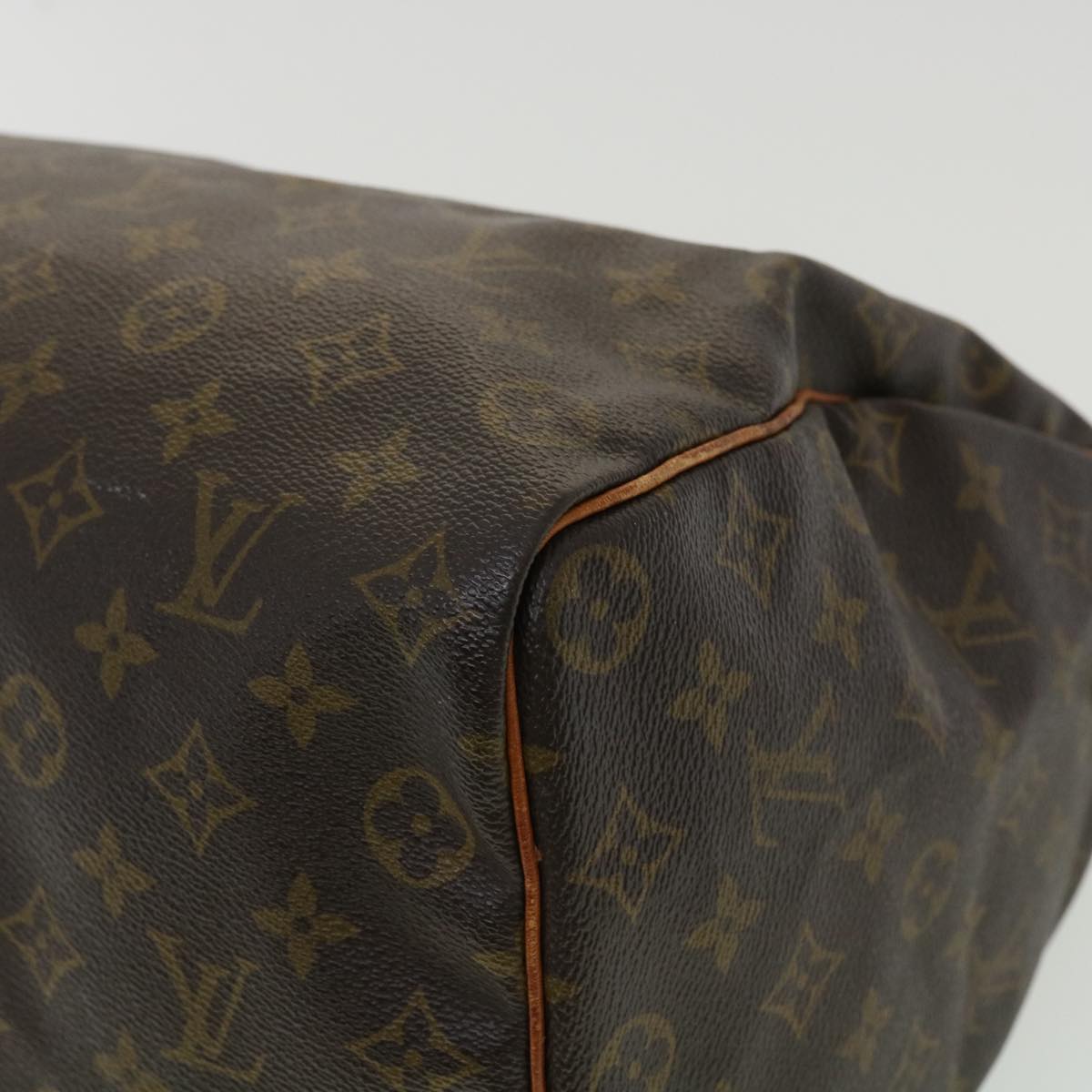 LOUIS VUITTON Monogram Speedy 35 Hand Bag M41524 LV Auth 32857