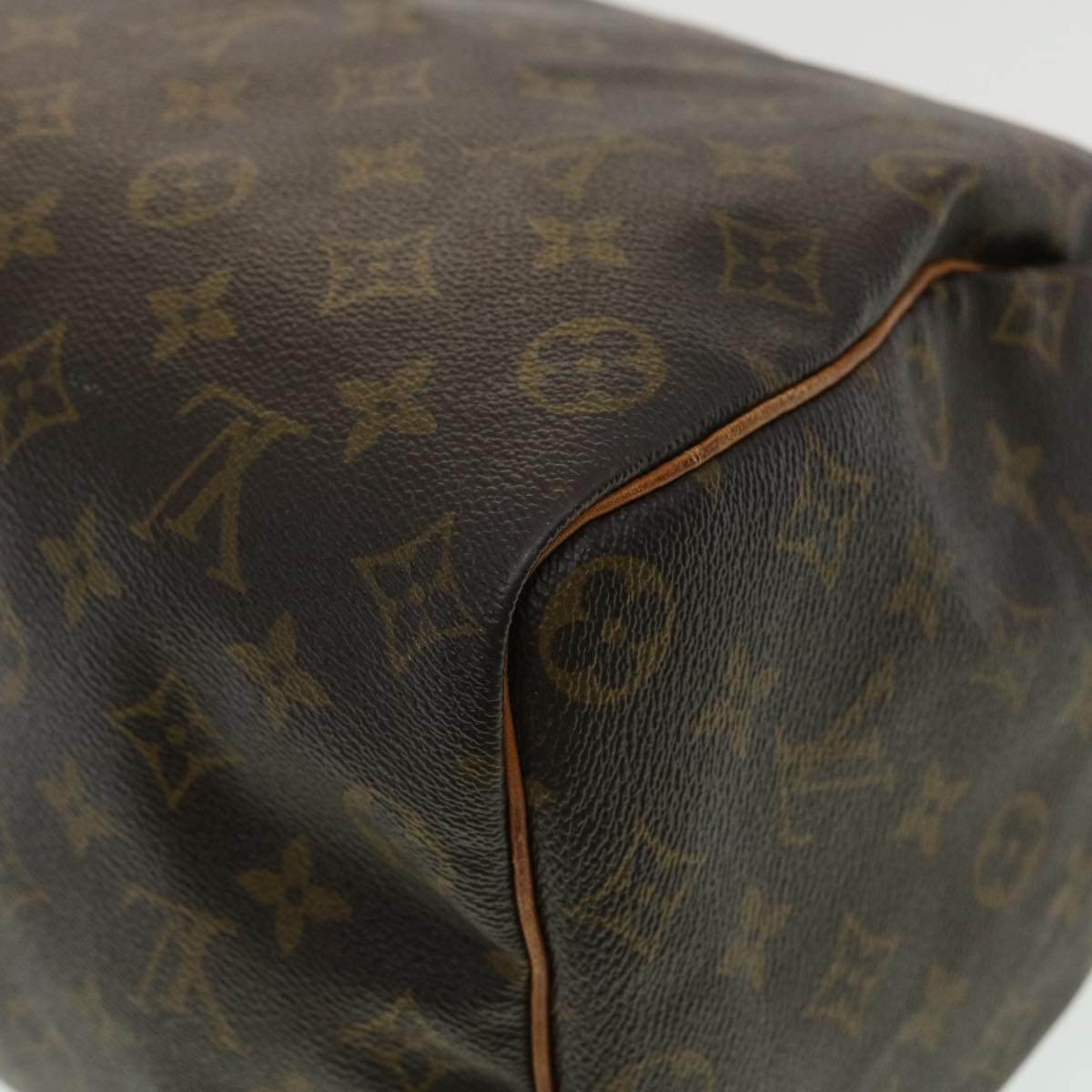 LOUIS VUITTON Monogram Speedy 35 Hand Bag M41524 LV Auth 32857