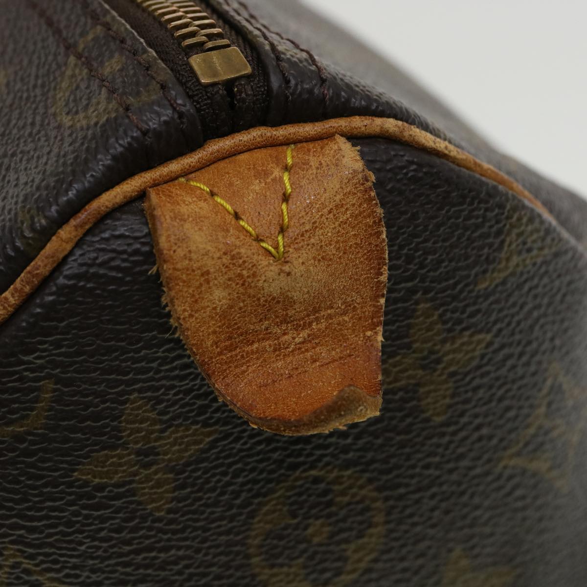 LOUIS VUITTON Monogram Speedy 35 Hand Bag M41524 LV Auth 32857