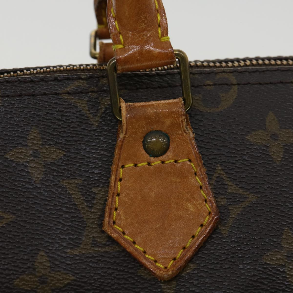 LOUIS VUITTON Monogram Speedy 35 Hand Bag M41524 LV Auth 32857