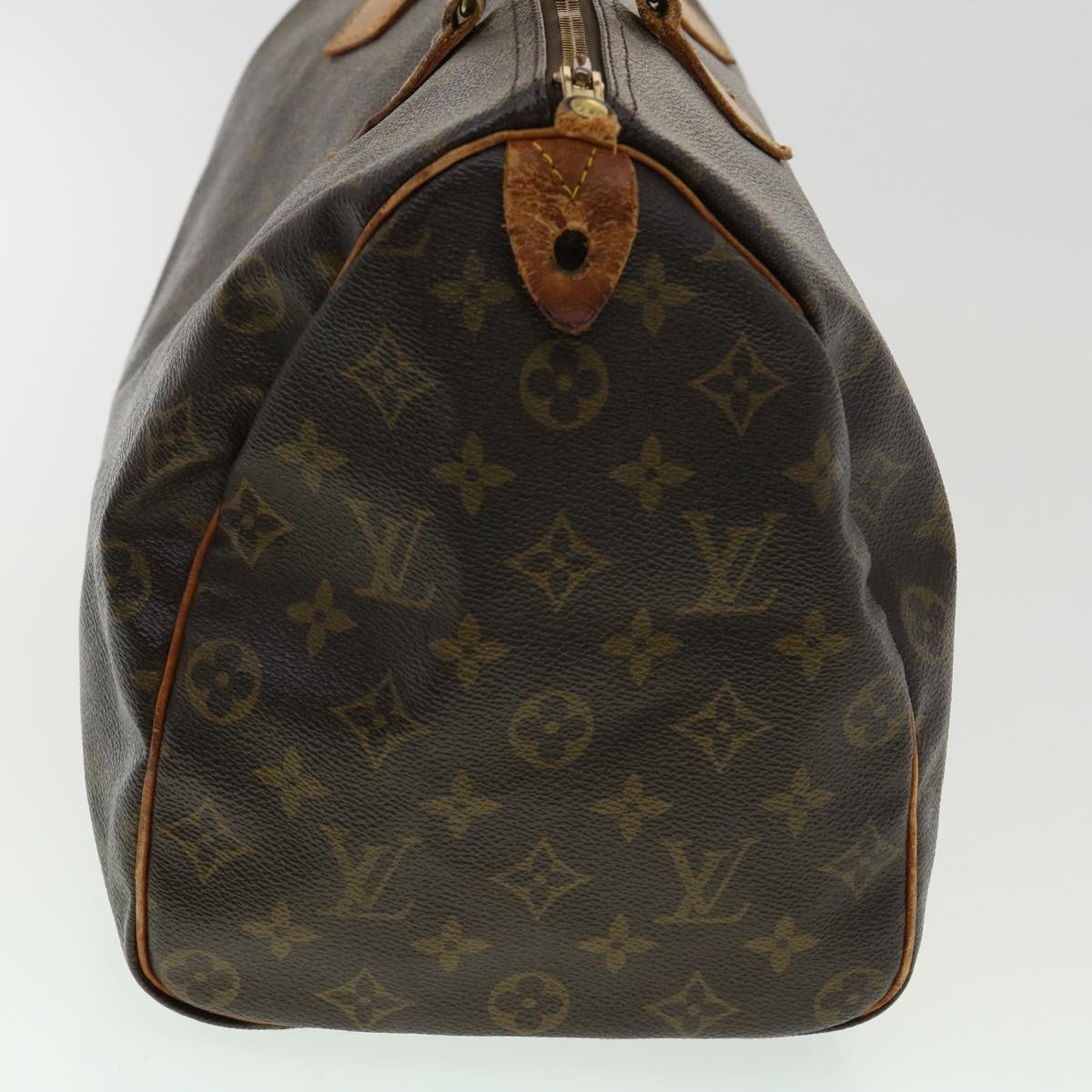 LOUIS VUITTON Monogram Speedy 35 Hand Bag M41524 LV Auth 32857