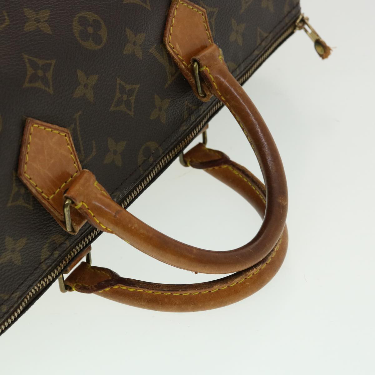 LOUIS VUITTON Monogram Speedy 35 Hand Bag M41524 LV Auth 32857