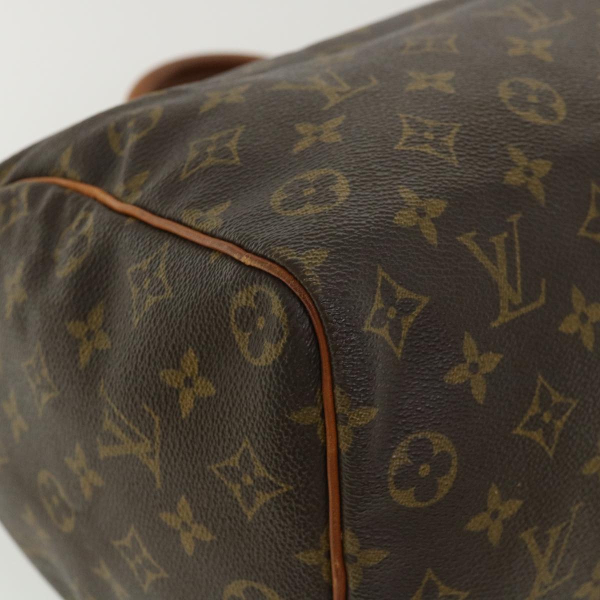 LOUIS VUITTON Monogram Speedy 35 Hand Bag M41524 LV Auth 32877