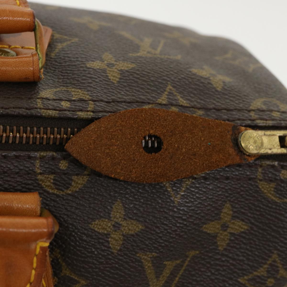 LOUIS VUITTON Monogram Speedy 35 Hand Bag M41524 LV Auth 32877