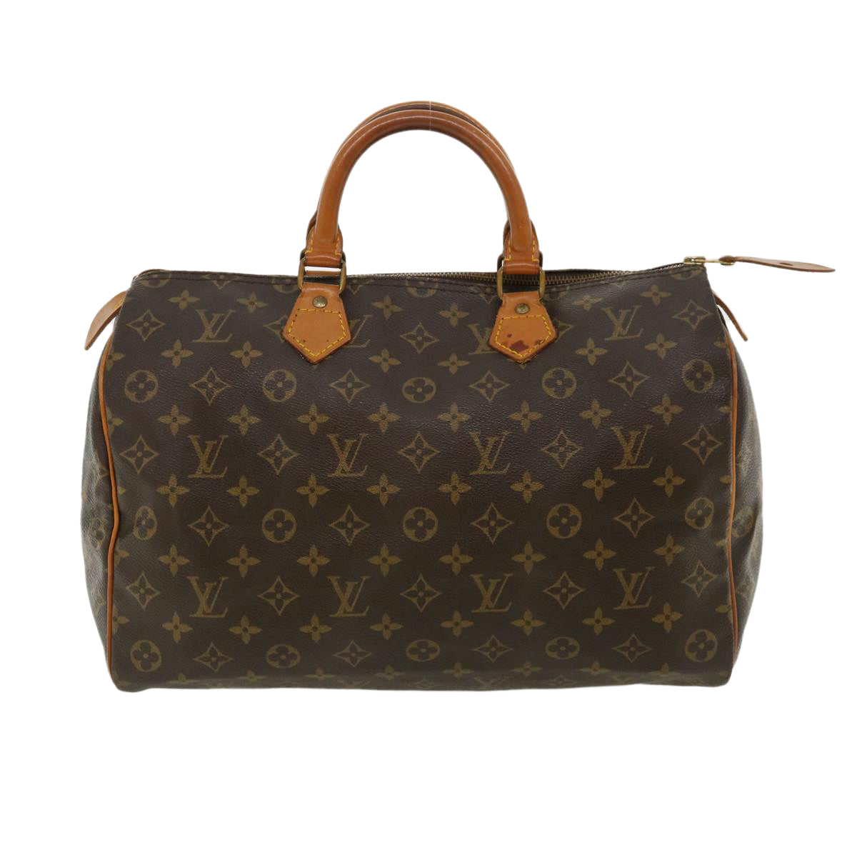 LOUIS VUITTON Monogram Speedy 35 Hand Bag M41524 LV Auth 32877