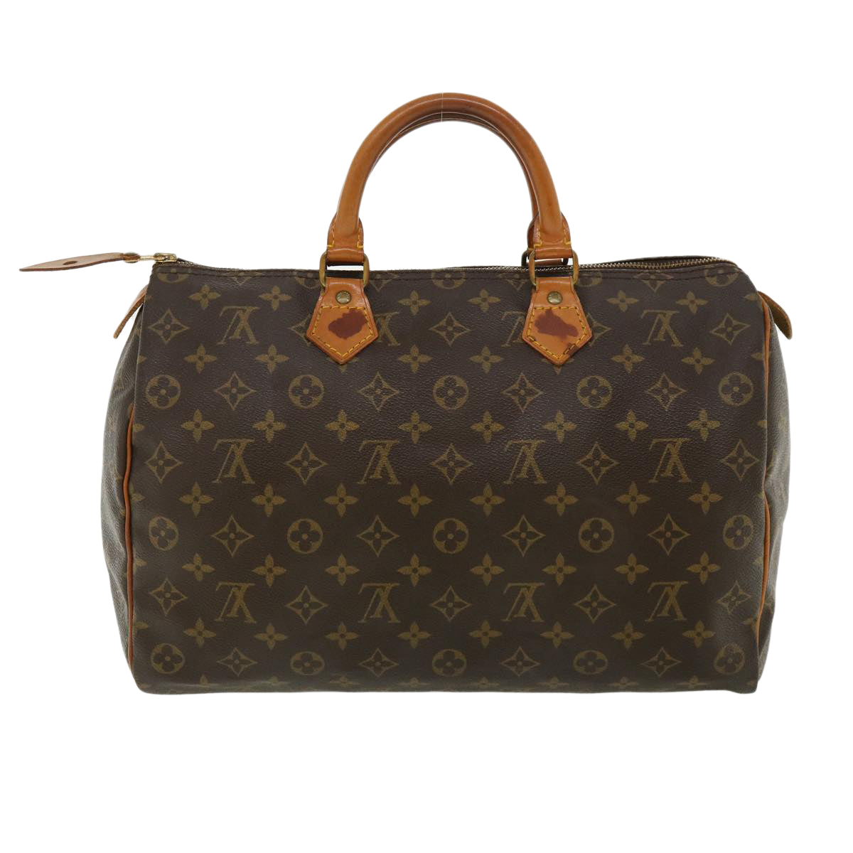 LOUIS VUITTON Monogram Speedy 35 Hand Bag M41524 LV Auth 32877