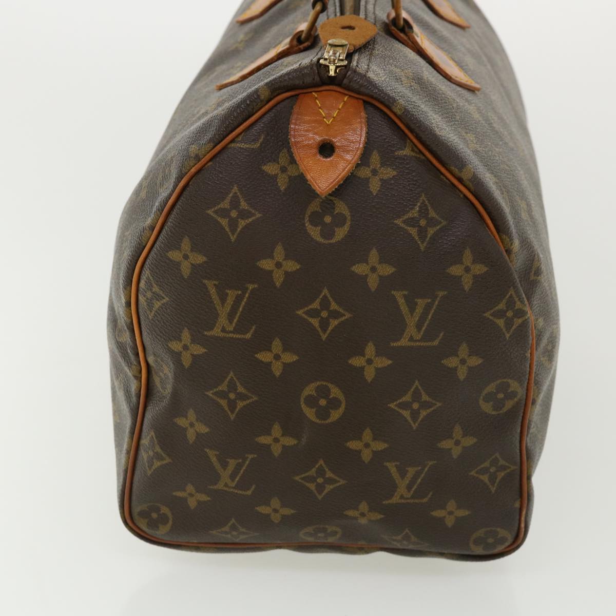 LOUIS VUITTON Monogram Speedy 35 Hand Bag M41524 LV Auth 32877