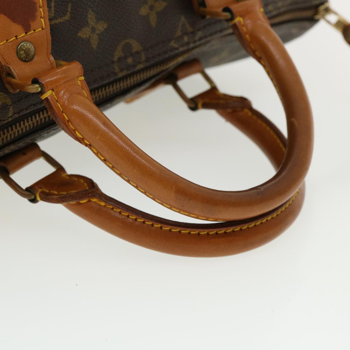 LOUIS VUITTON Monogram Speedy 35 Hand Bag M41524 LV Auth 32877