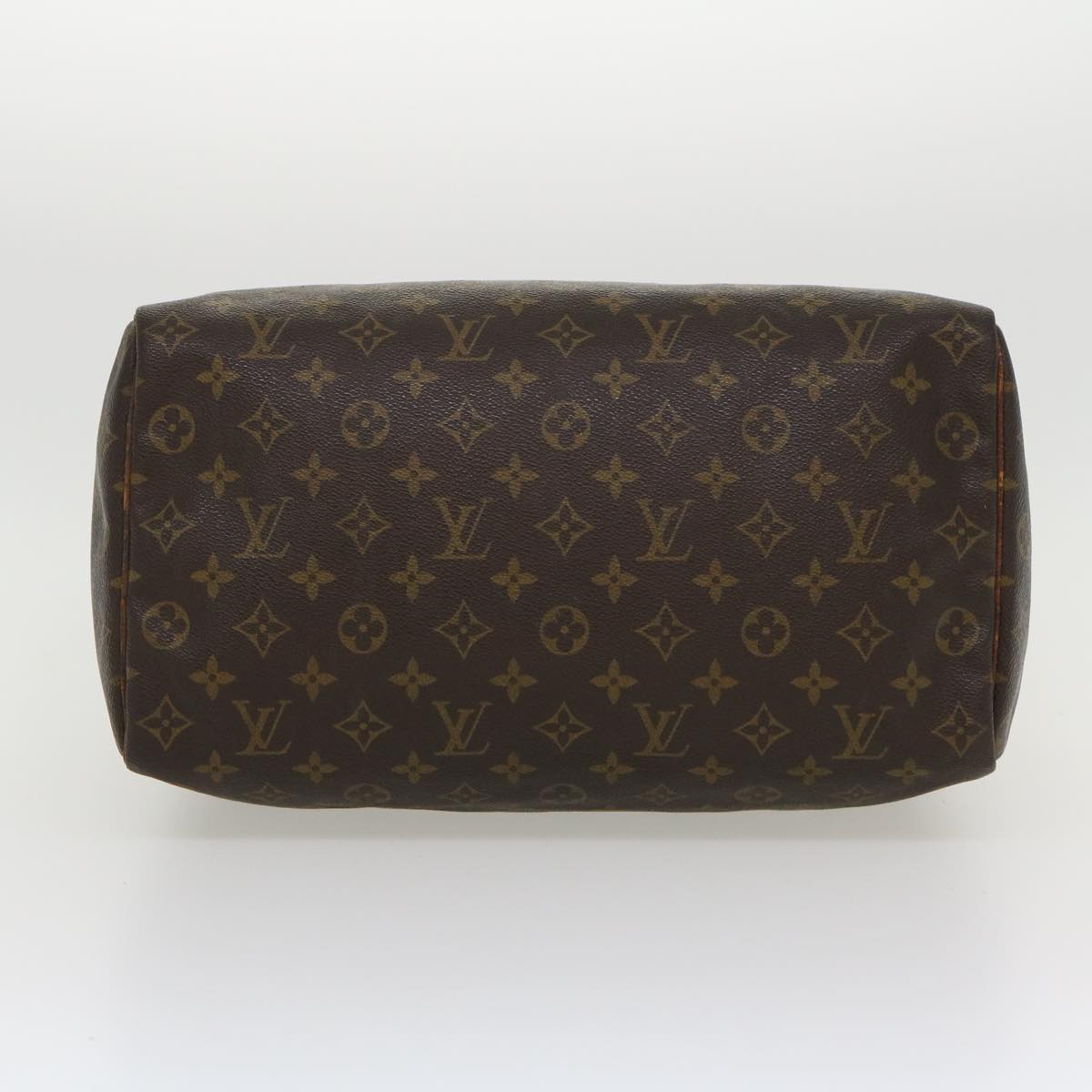 LOUIS VUITTON Monogram Speedy 35 Hand Bag M41524 LV Auth 32878