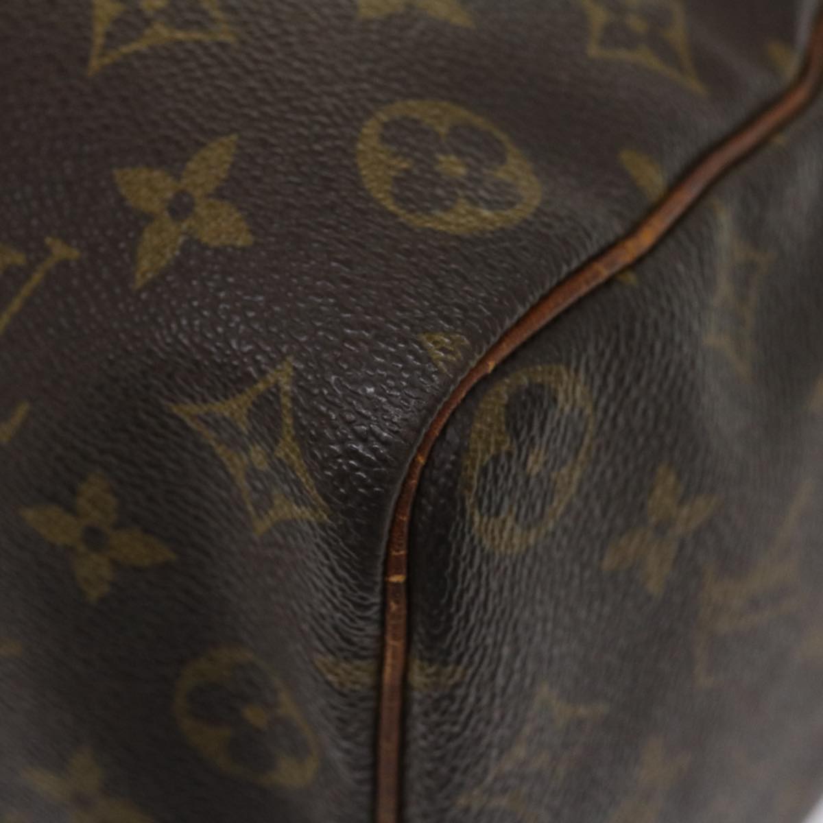 LOUIS VUITTON Monogram Speedy 35 Hand Bag M41524 LV Auth 32878