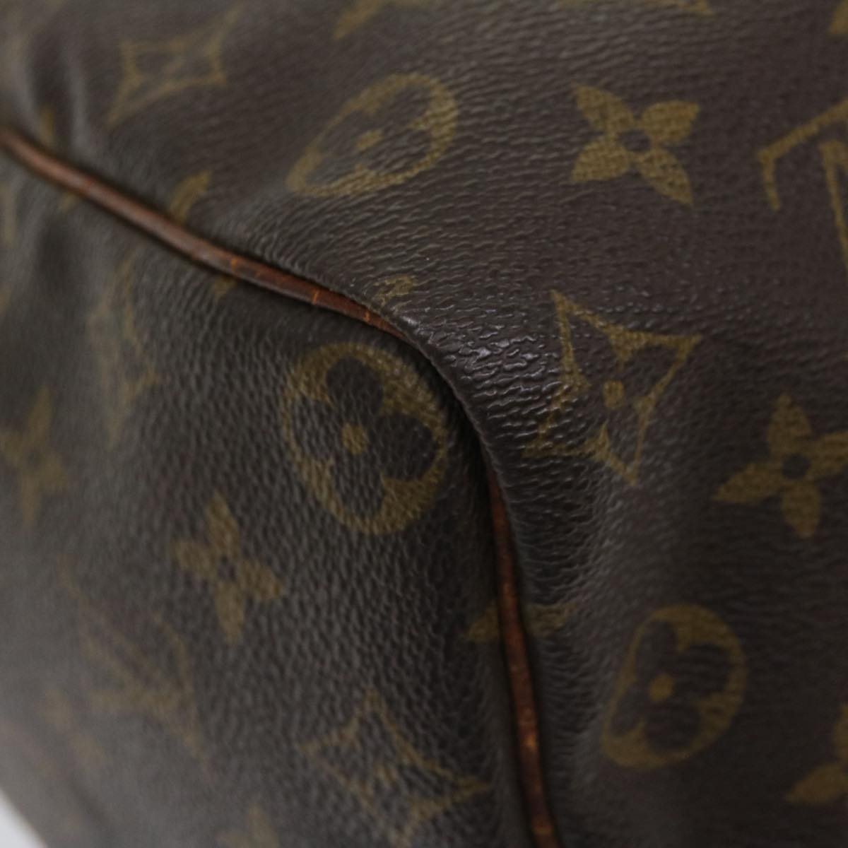 LOUIS VUITTON Monogram Speedy 35 Hand Bag M41524 LV Auth 32878