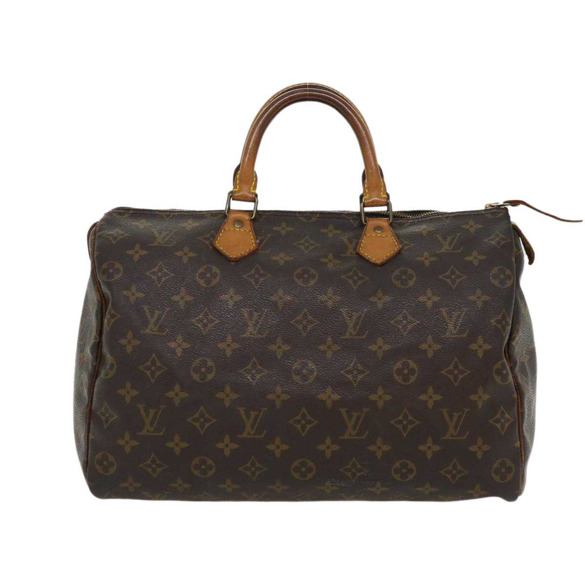 LOUIS VUITTON Monogram Speedy 35 Hand Bag M41524 LV Auth 32878