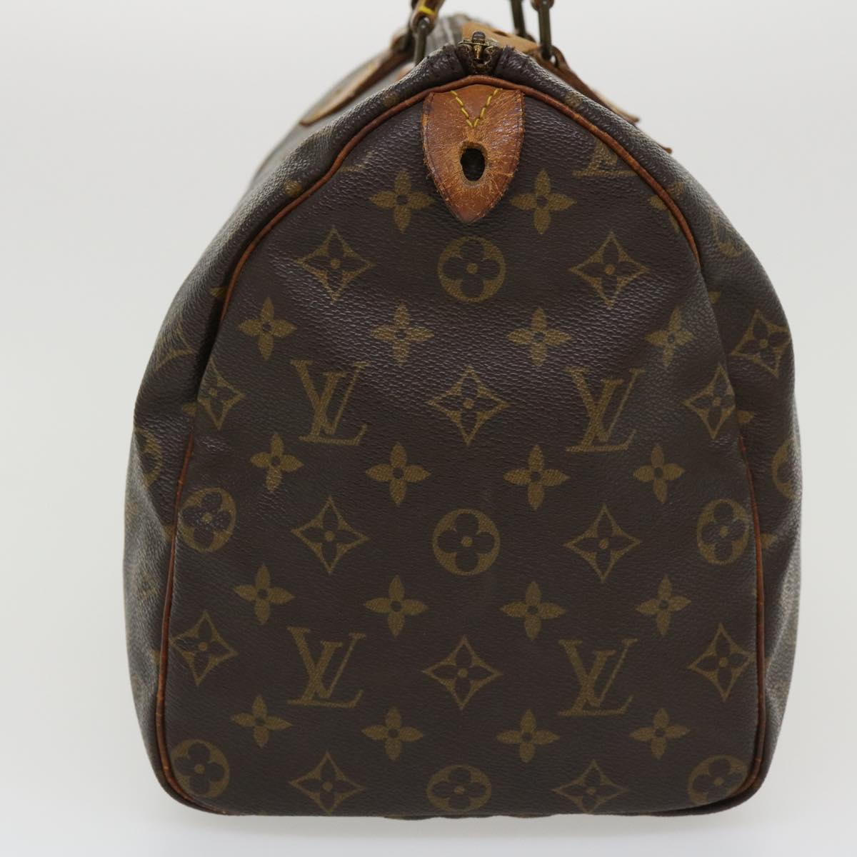 LOUIS VUITTON Monogram Speedy 35 Hand Bag M41524 LV Auth 32878