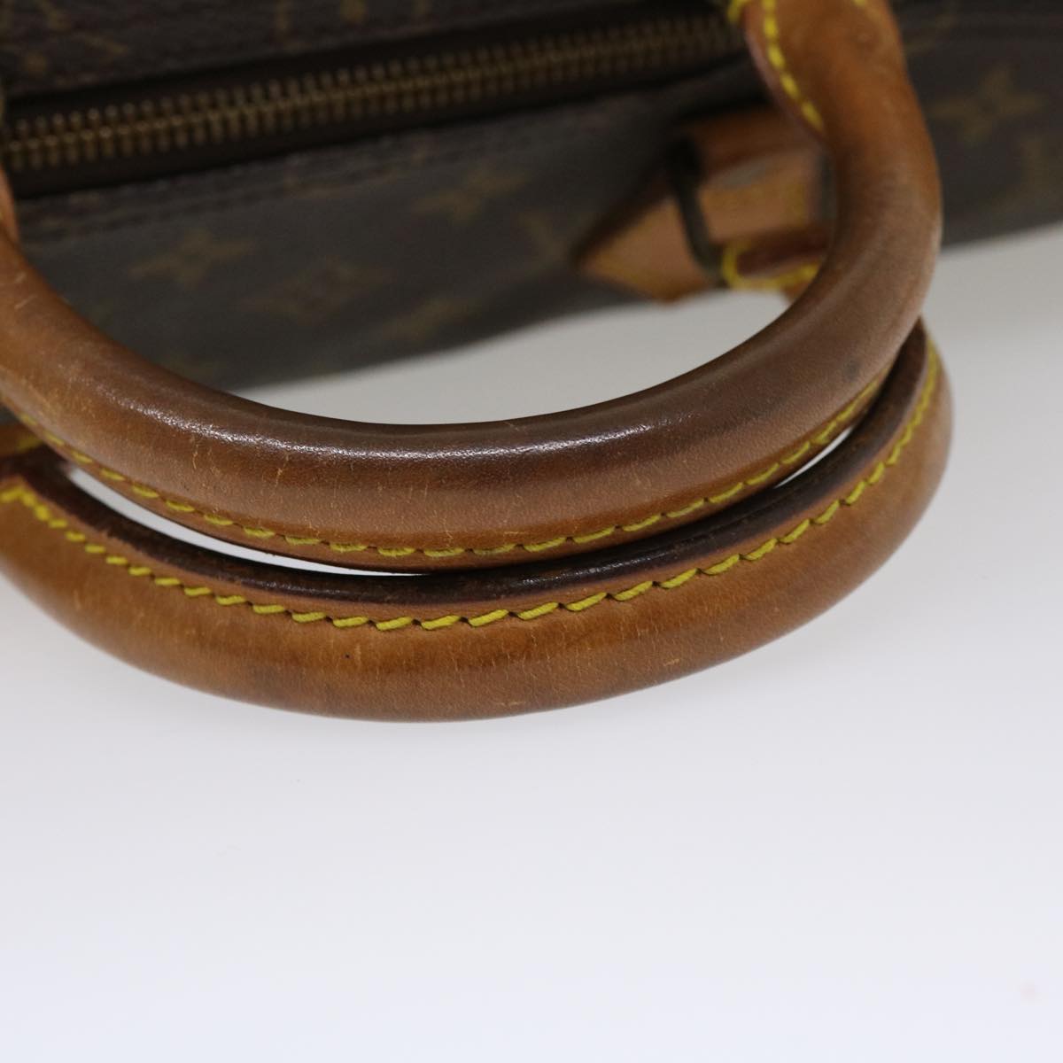 LOUIS VUITTON Monogram Speedy 35 Hand Bag M41524 LV Auth 32878