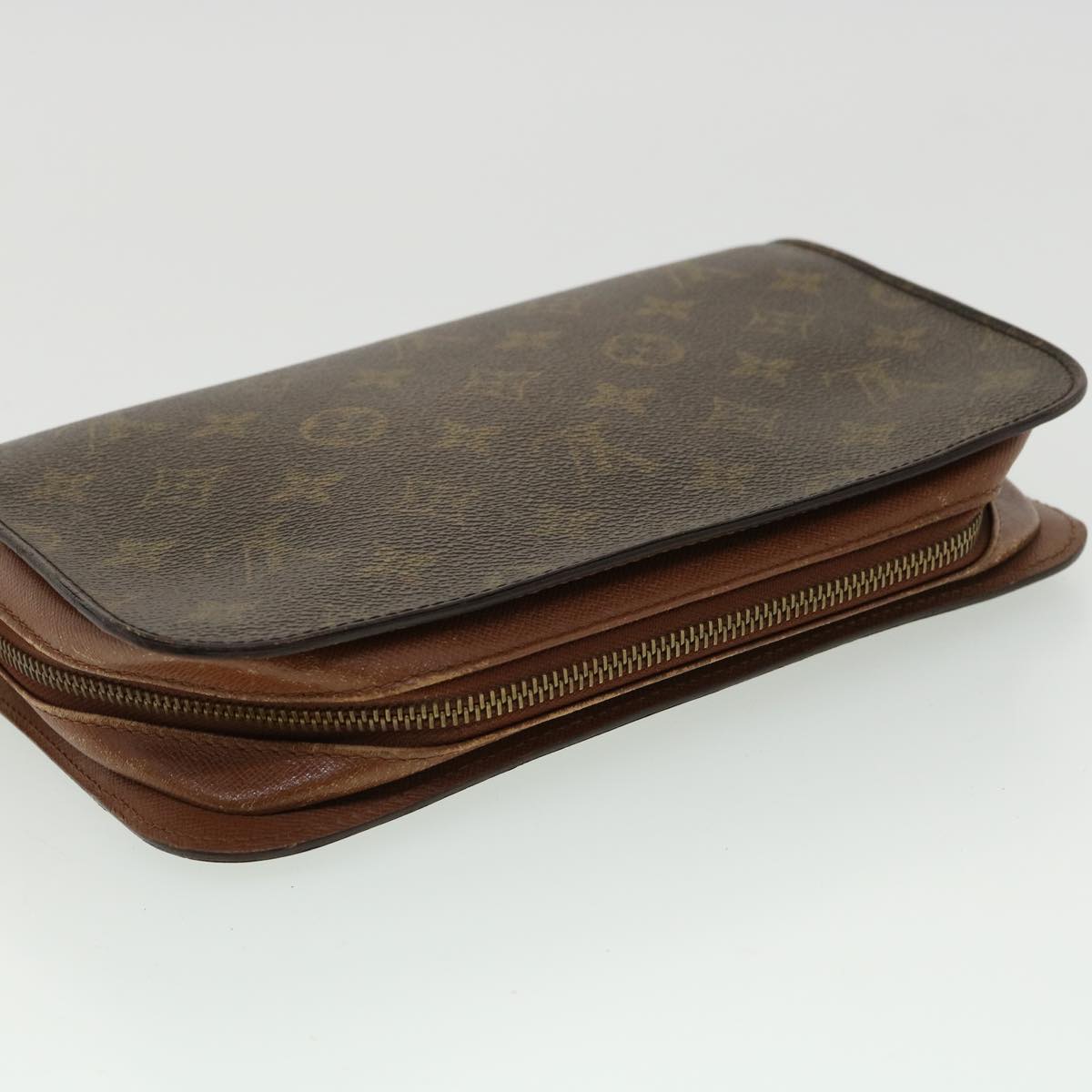 LOUIS VUITTON Monogram Orsay Clutch Bag M51790 LV Auth 32880