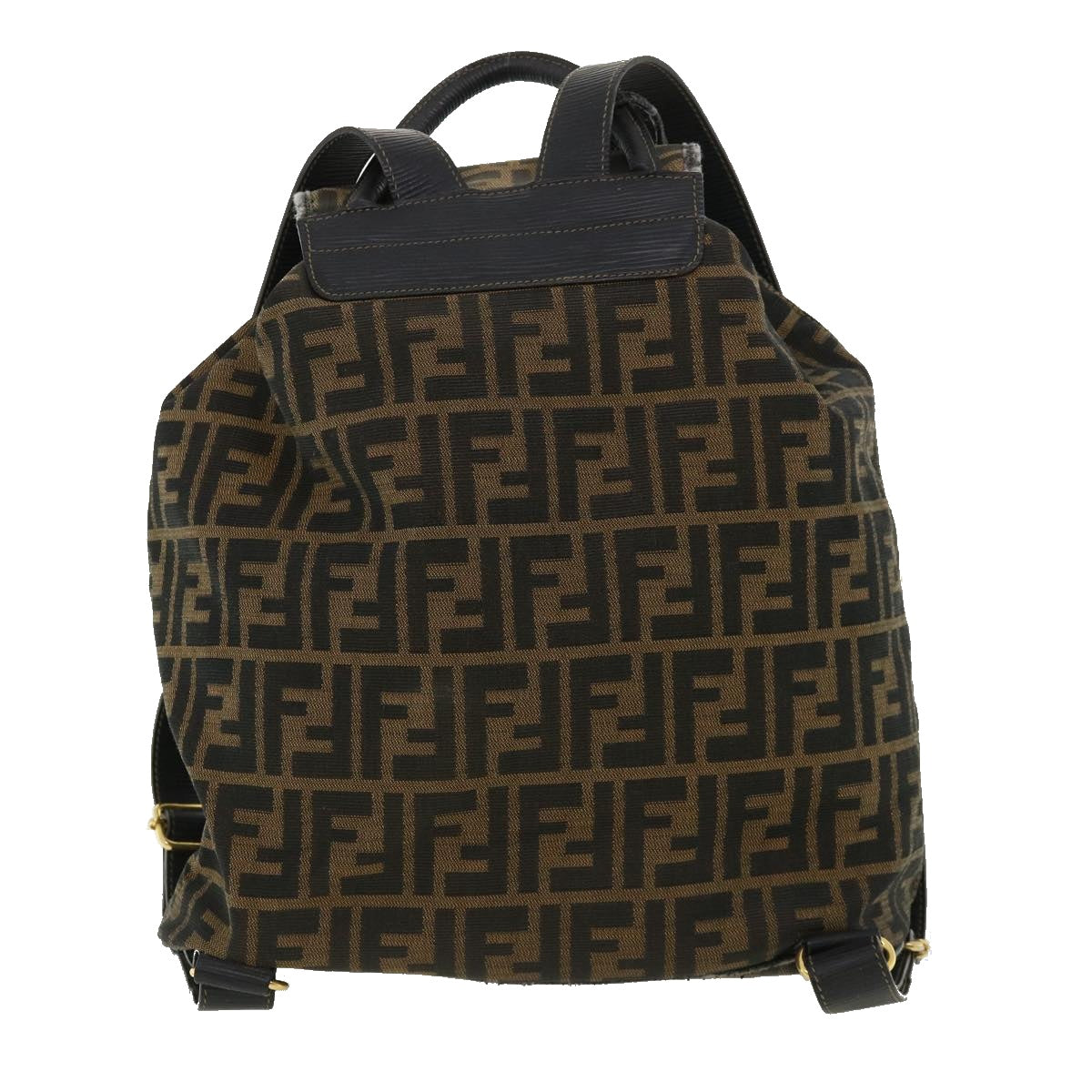 FENDI Zucca Canvas Backpack Brown Auth 32905 - 0