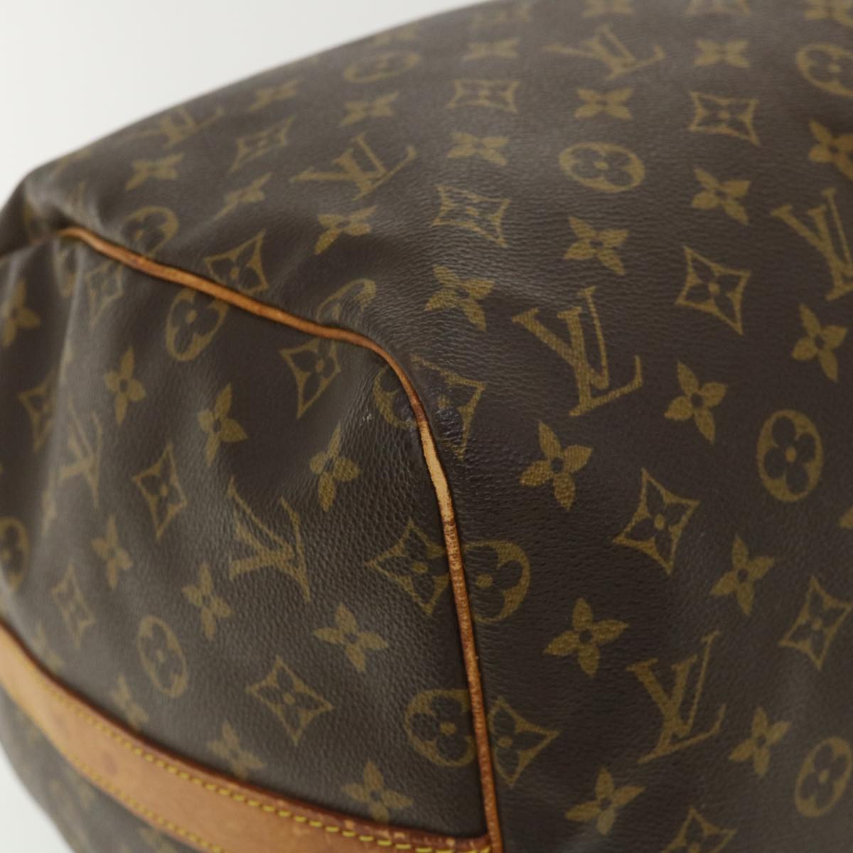 LOUIS VUITTON Monogram Keepall Bandouliere 55 Boston Bag M41414 LV Auth 32943