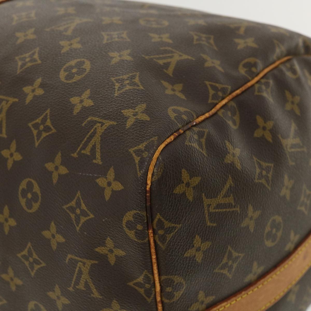 LOUIS VUITTON Monogram Keepall Bandouliere 55 Boston Bag M41414 LV Auth 32943