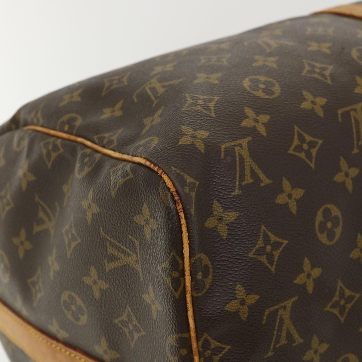 LOUIS VUITTON Monogram Keepall Bandouliere 55 Boston Bag M41414 LV Auth 32943