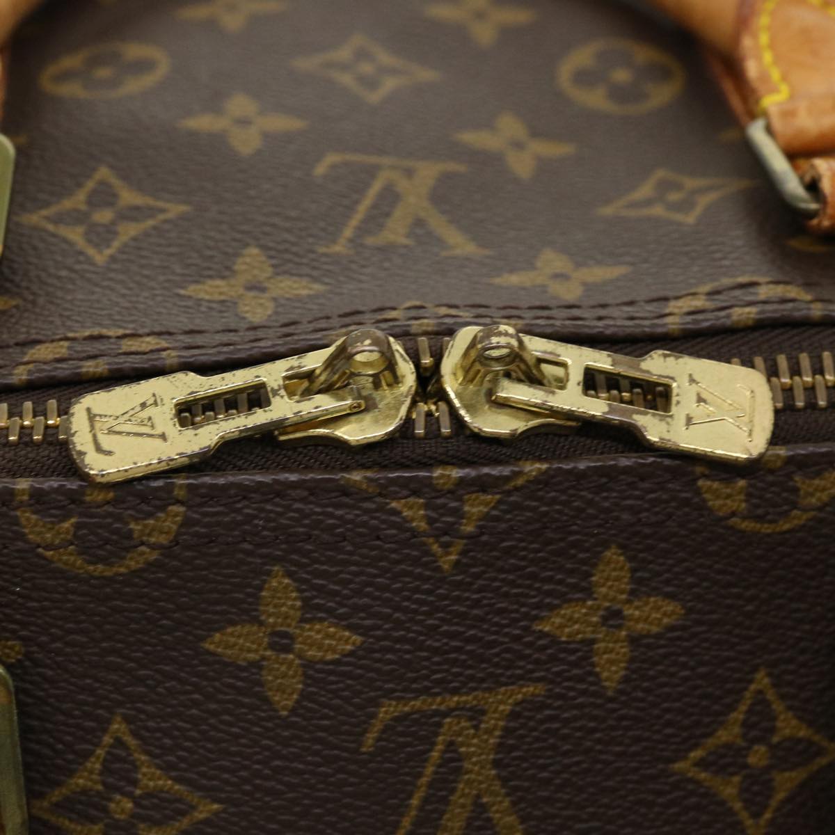 LOUIS VUITTON Monogram Keepall Bandouliere 55 Boston Bag M41414 LV Auth 32943