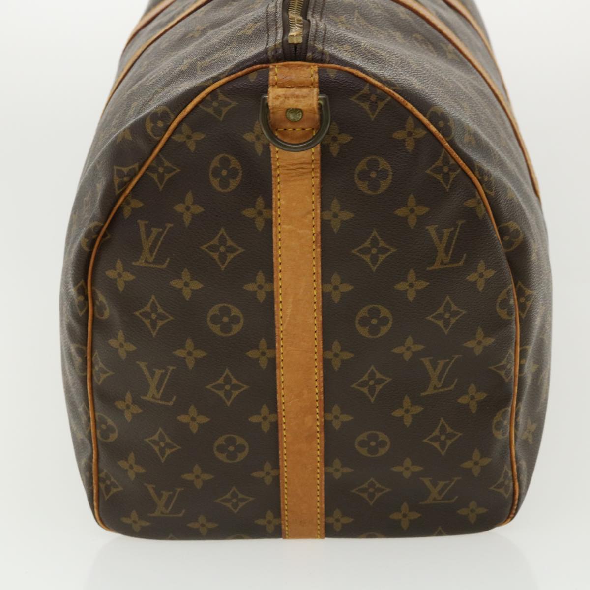 LOUIS VUITTON Monogram Keepall Bandouliere 55 Boston Bag M41414 LV Auth 32943