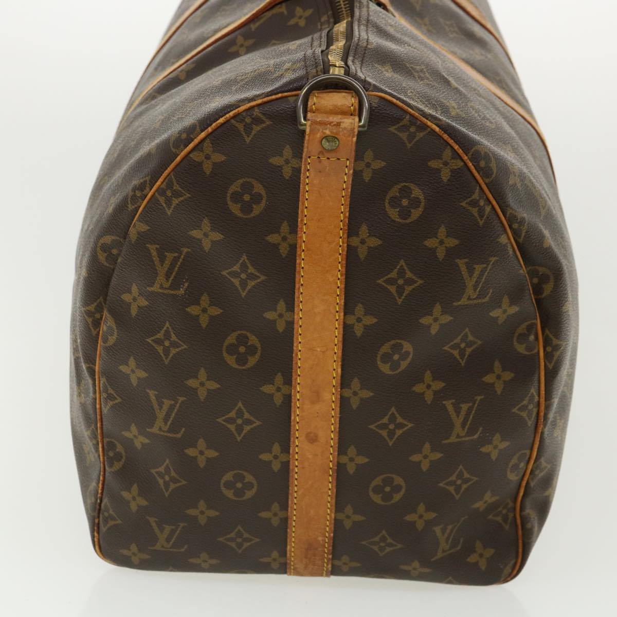 LOUIS VUITTON Monogram Keepall Bandouliere 55 Boston Bag M41414 LV Auth 32943