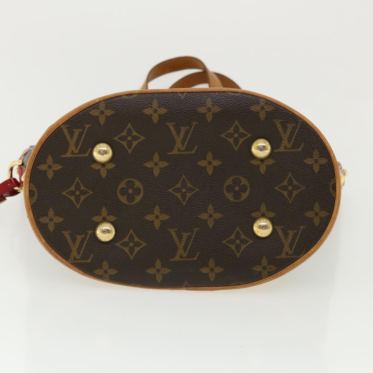 LOUIS VUITTON Monogram Ruby Neo bucket Tote Bag M95613 LV Auth 32973