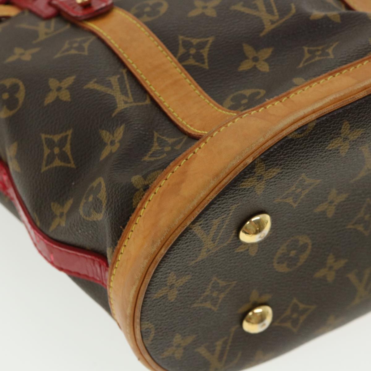 LOUIS VUITTON Monogram Ruby Neo bucket Tote Bag M95613 LV Auth 32973